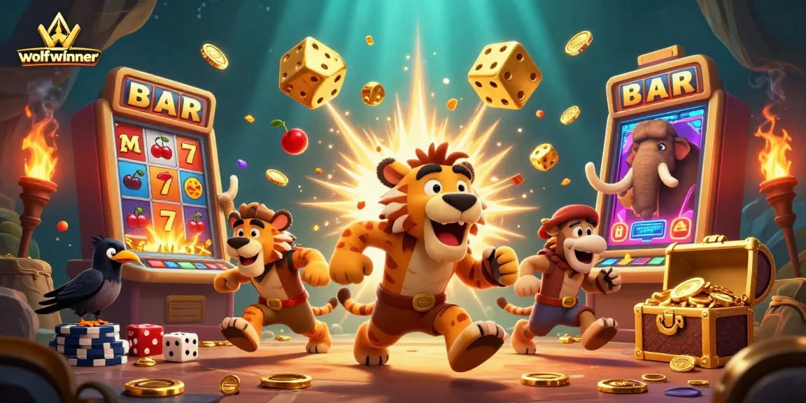 Experience thrilling jackpots at wolfwinner with dynamic casino elements and vibrant graphics.