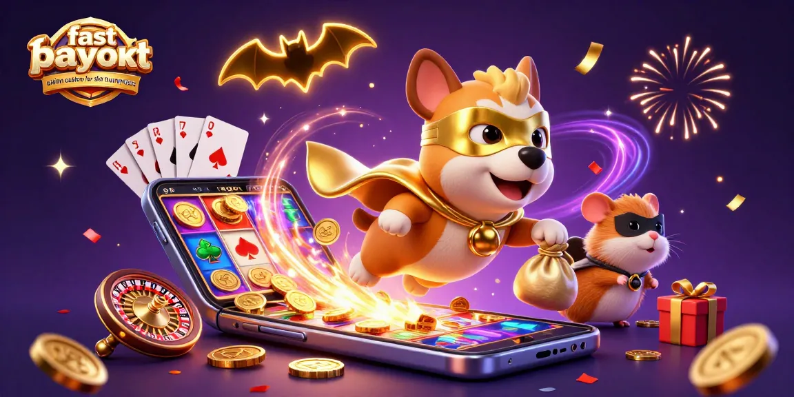 Fast payout online casino for slot tournaments featuring a superhero dog and vibrant game elements