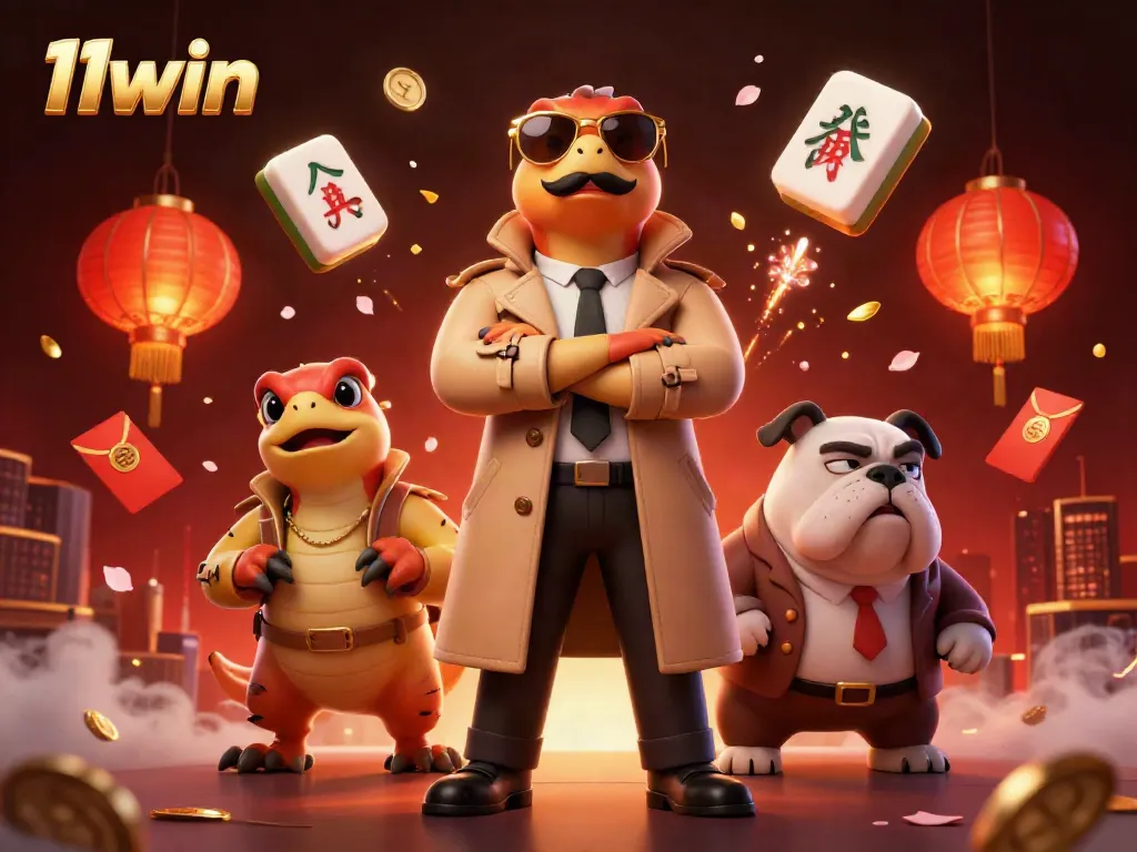 Engaging scene with raptors trying to enter a VIP lounge at 11win casino, illustrated with 3D elements.