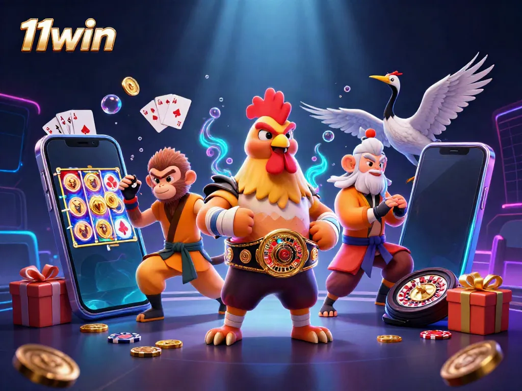 Experience captivating gaming with 11win's thrilling characters and slot action.